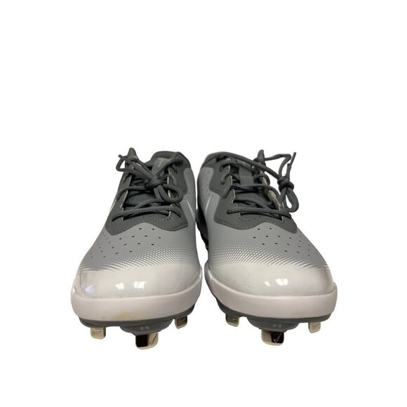 NEW! Nike Alpha Huarache Varsity 4 Metal Baseball Cleats Men\'s Size 14 Grey main image 4